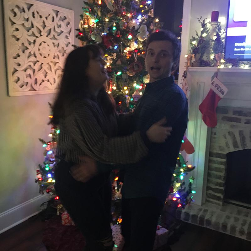 the very beginning - our first christmas 2020!