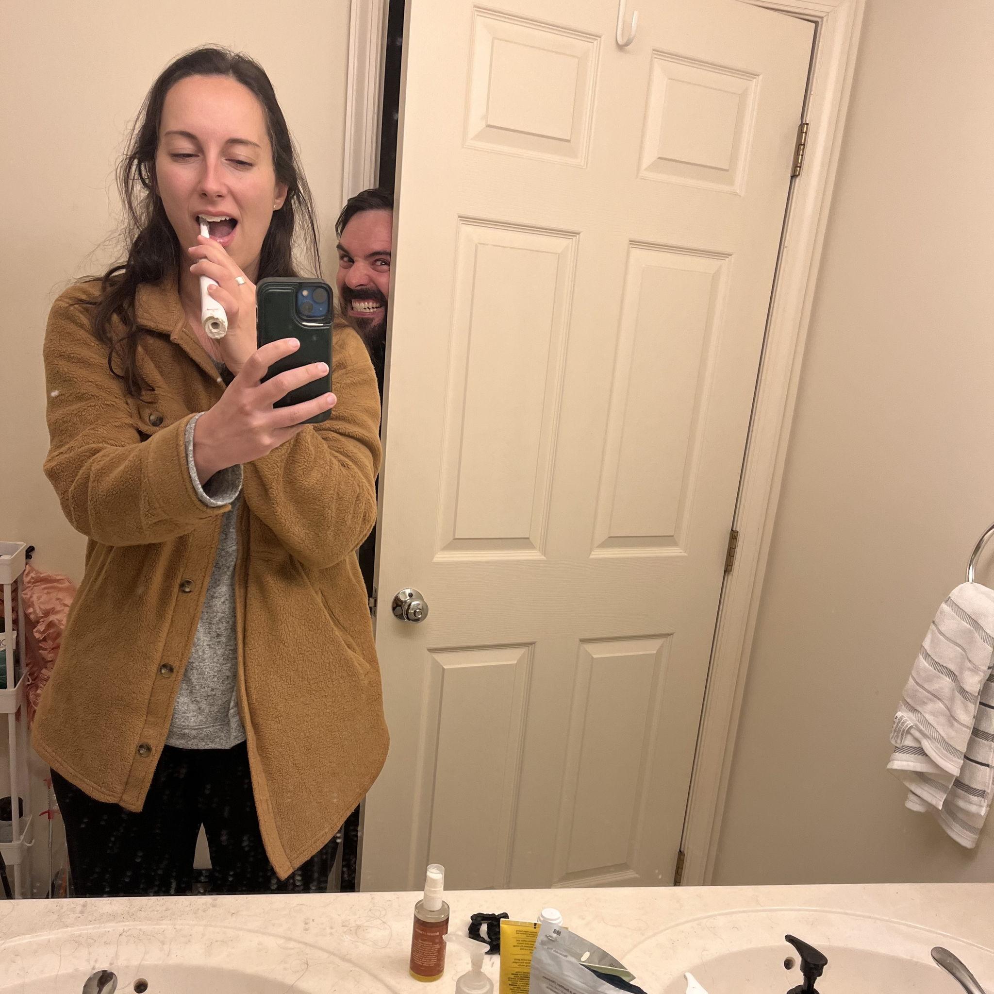 Matt's angry because I started the bedtime routine without him