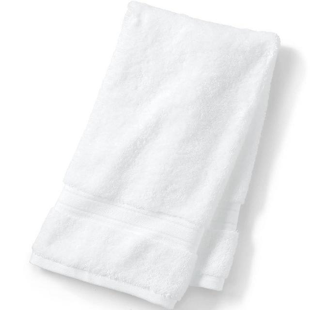 Lands' End Supima Towel White Bath-Hand Towel No Sz