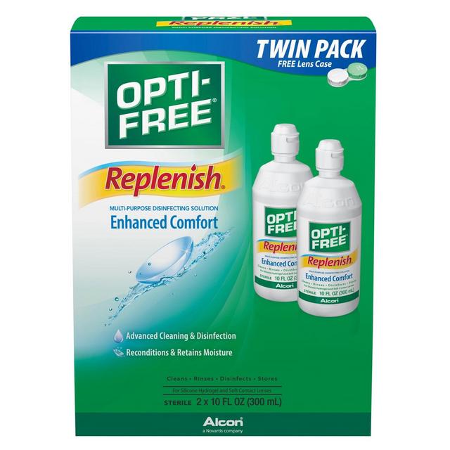 Replenish Opti-Free Multi-Purpose Disinfecting Solution for Contact Lens - 20 fl oz