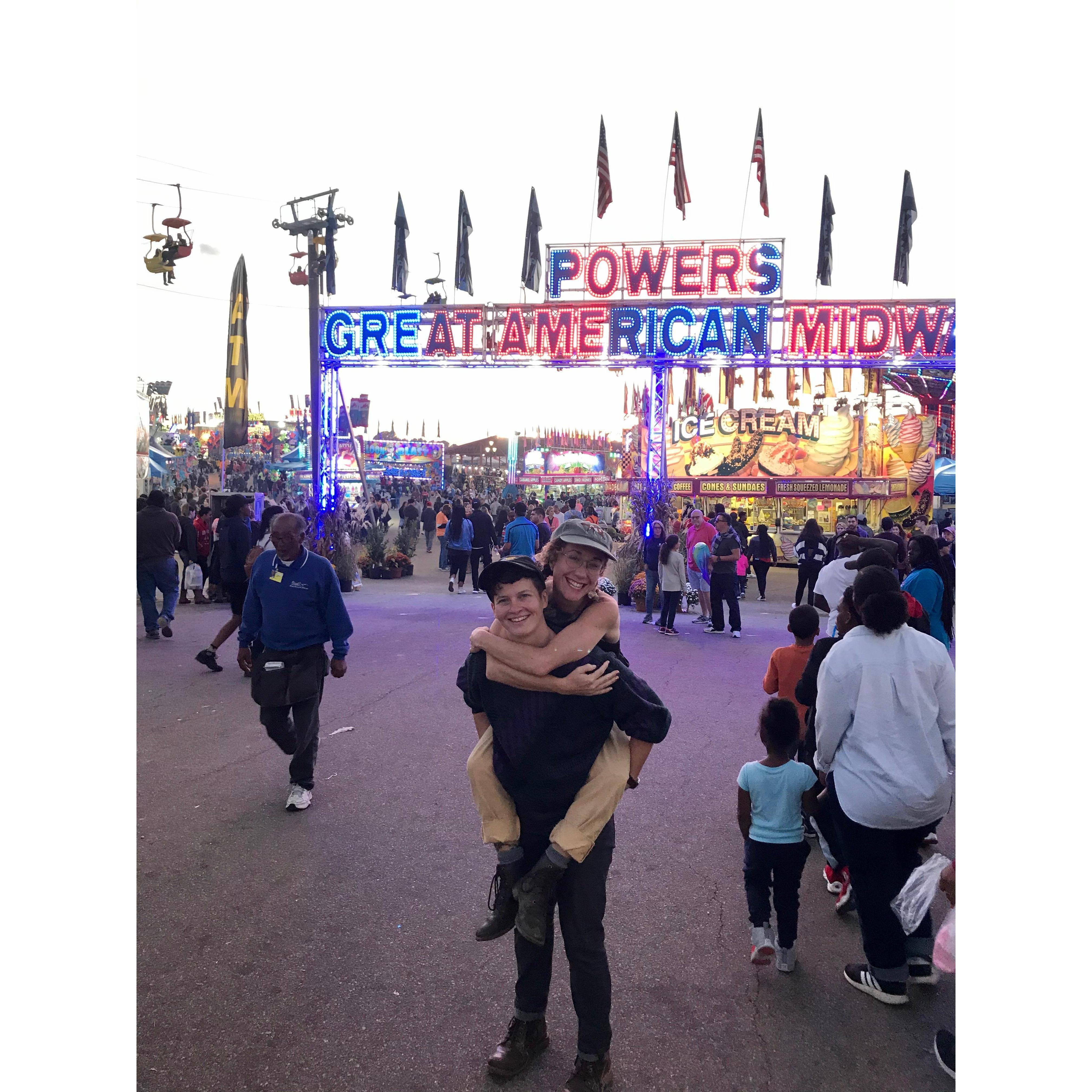 Our one year anniversary at the NC State fair