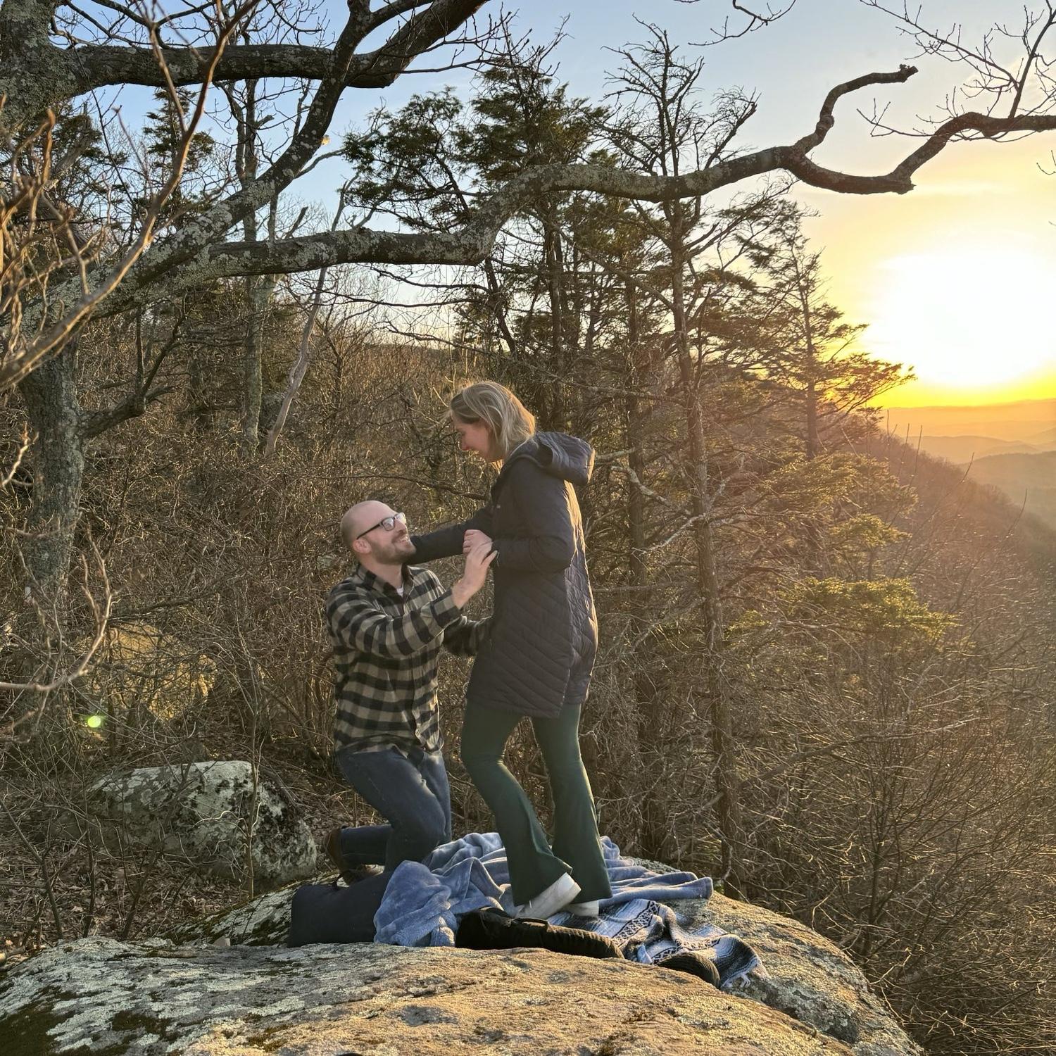 He asked and she said yes!