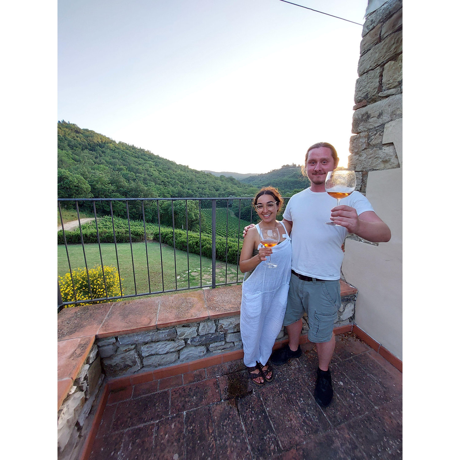 Cheers from Tuscany!