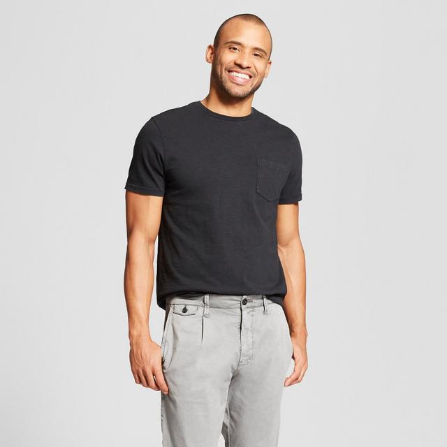 Men's Standard Fit Short Sleeve Crew Neck T-Shirt - Goodfellow & Co™ Black XL