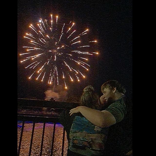 First time seeing fireworks together and discovering how much we meant to each other!