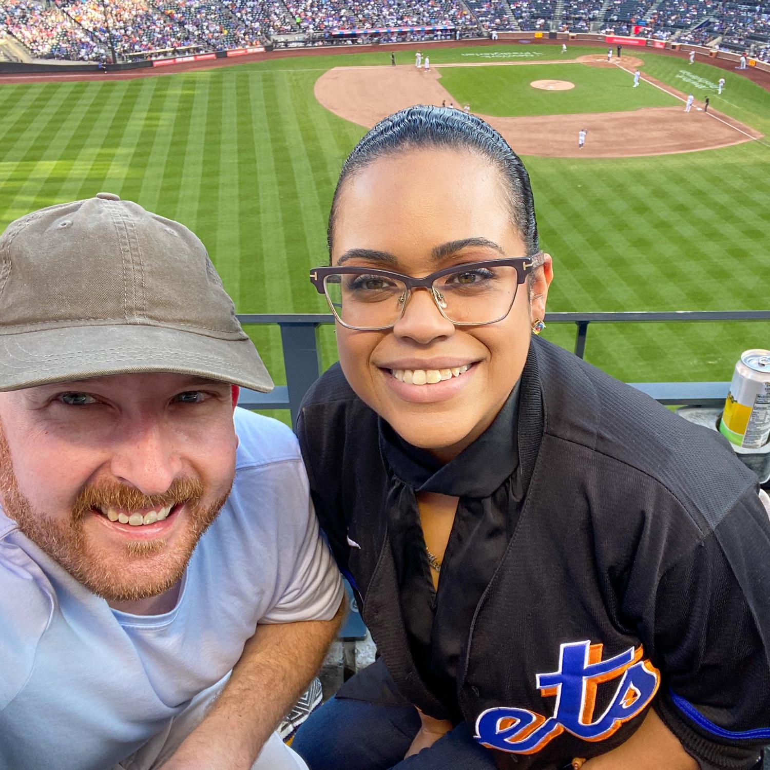 Our first Mets game together