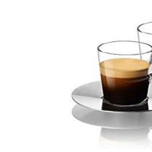 Nespresso Set Glass Collection Espresso Cups & Saucers,A & P Cahen Design,New