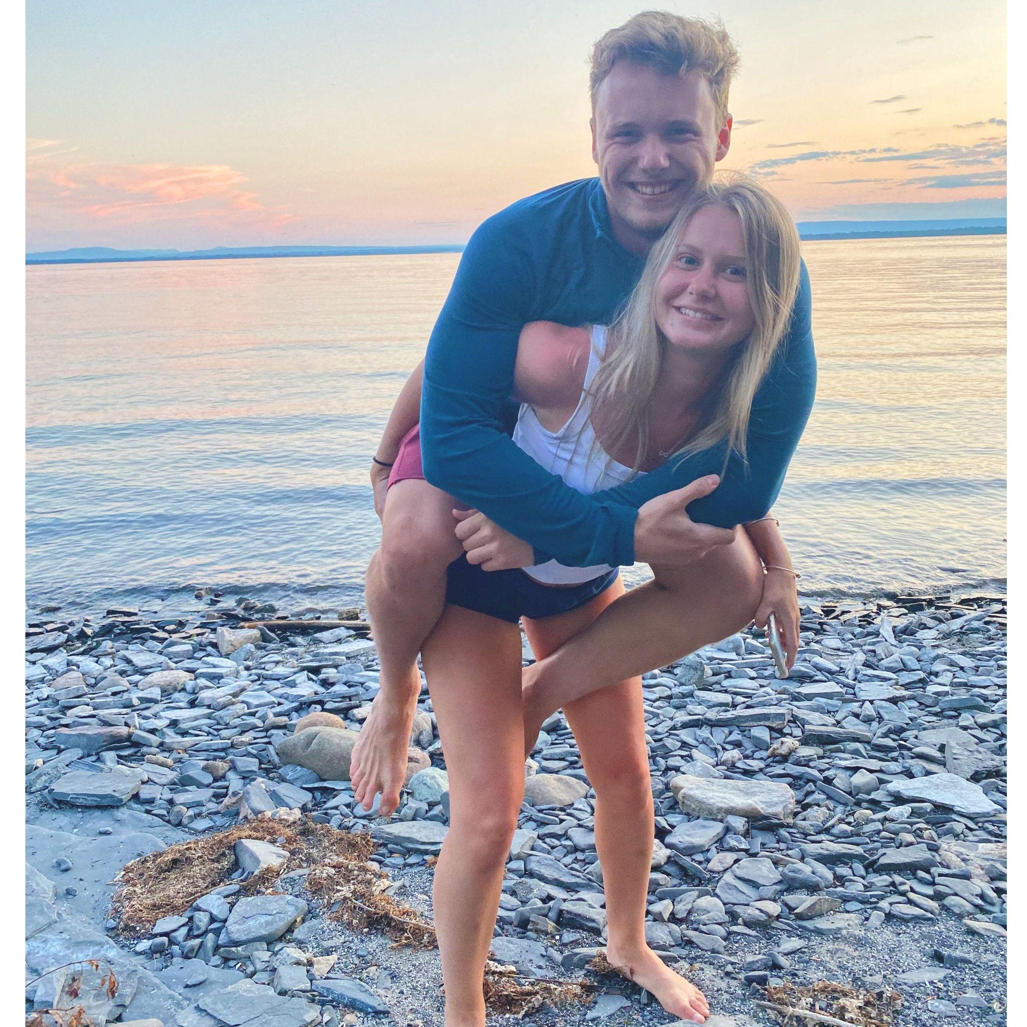 Our first photo together <3