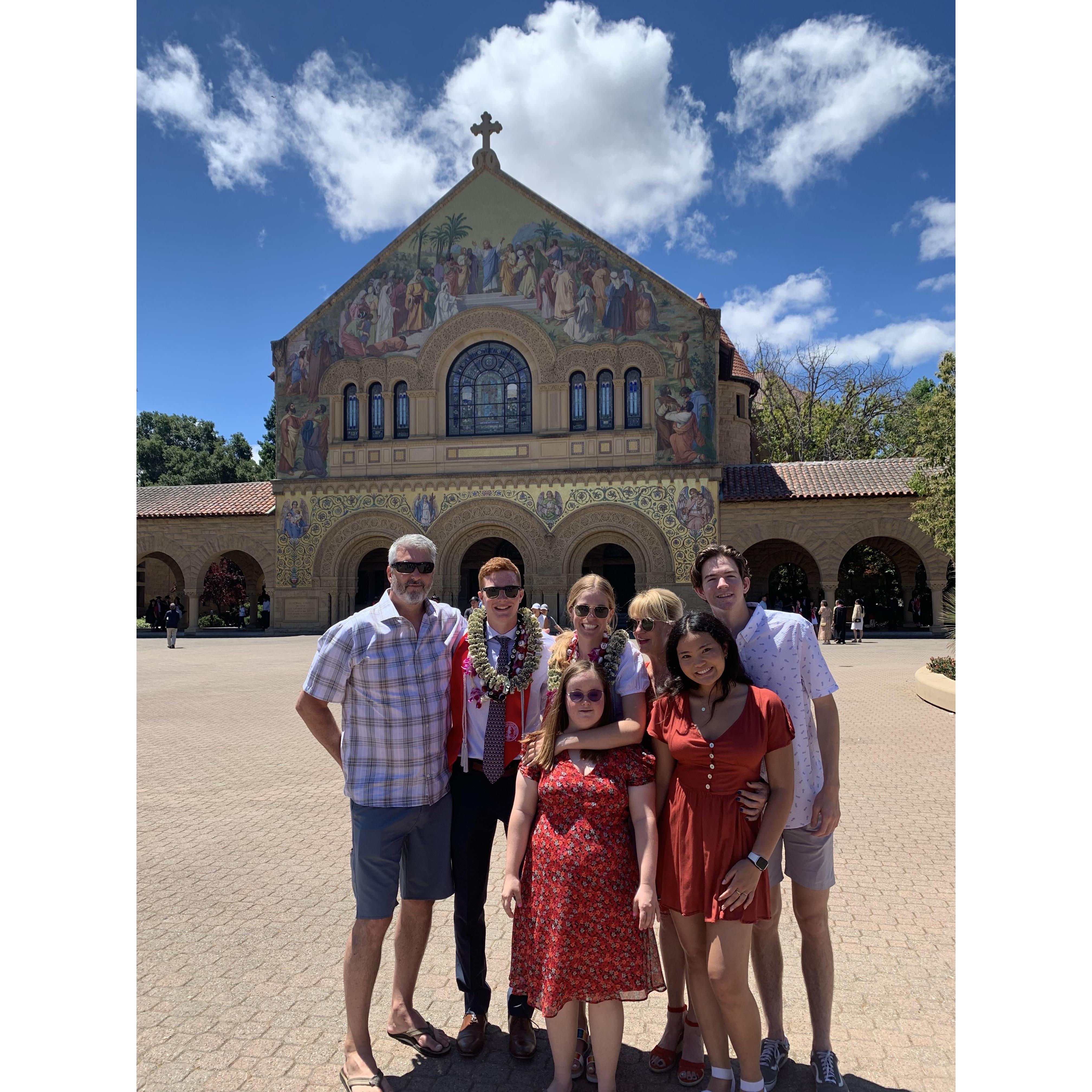 All of us after graduation (but before the big surprise!)
