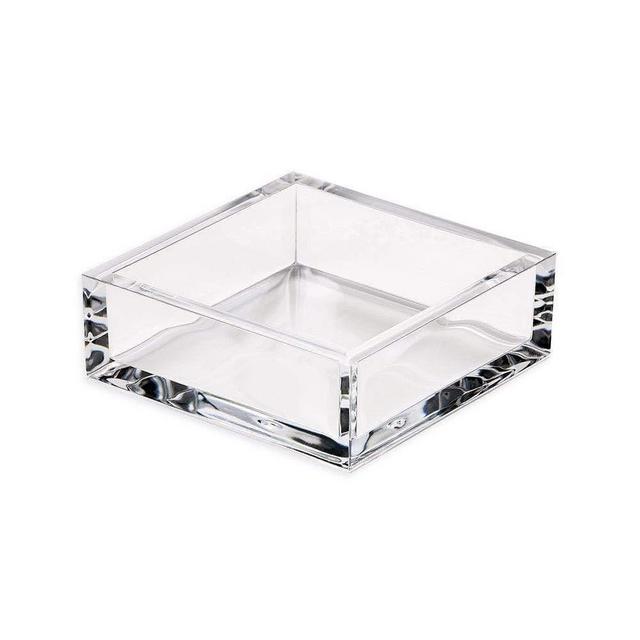Caspari Napkin Holder, Guest Towel, Clear