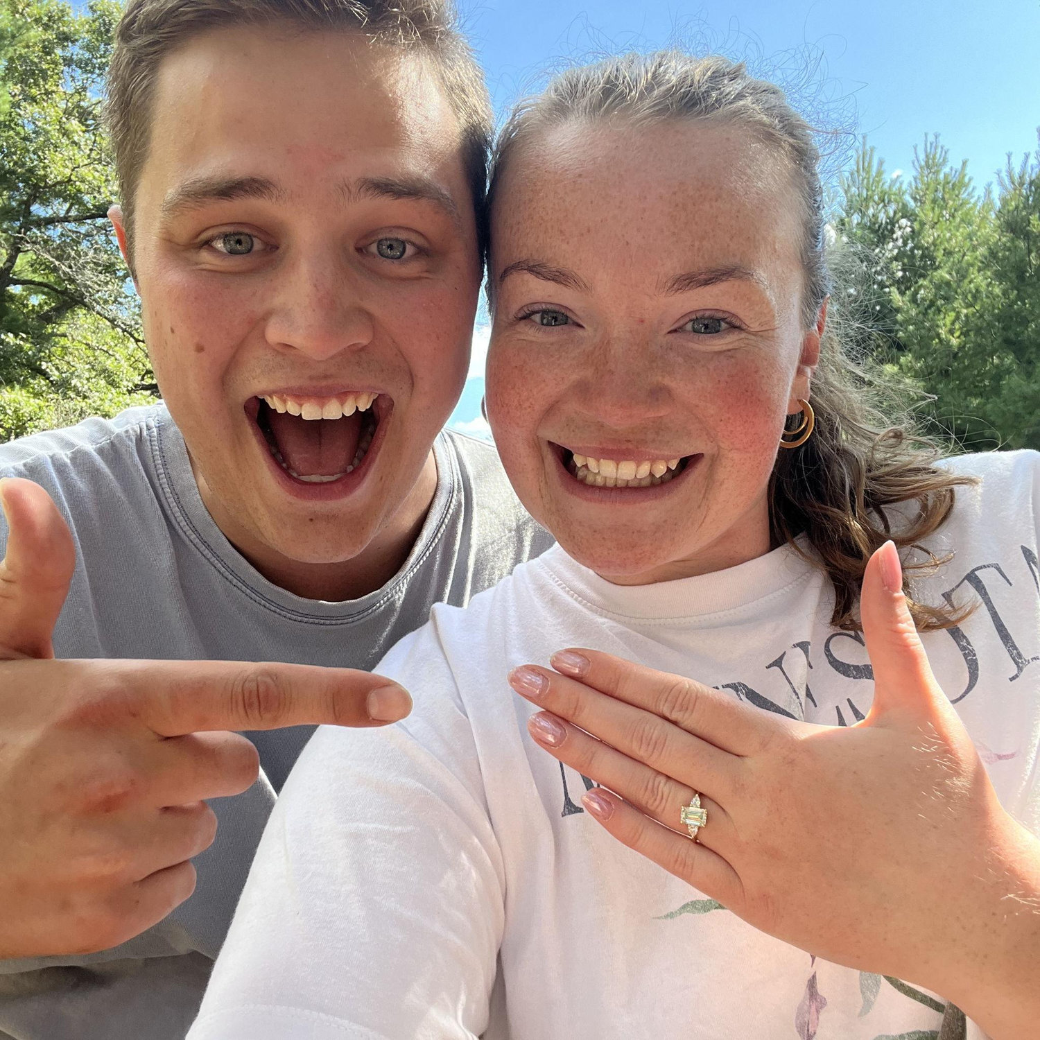 One of the first photos taken on the happiest day of our lives!