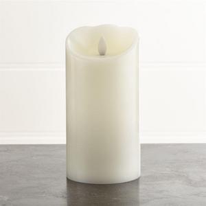 Flicker Flameless Ivory 4"x7" Pillar Candle