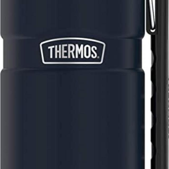 THERMOS Stainless King Vacuum-Insulated Beverage Bottle, 40 Ounce, Matte Blue