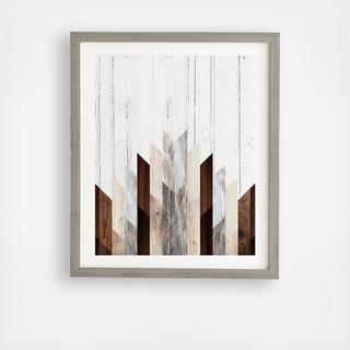 Geo Wood 3 Framed Wall Art