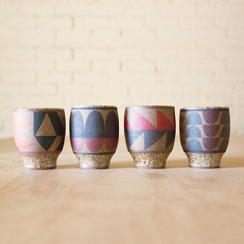 Painted Ceramic Cup