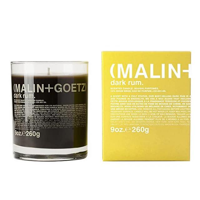 Malin+Goetz Highly Scented, Long Lasting, Slow Burn, All Natural, Hand Poured, Luxury Wax Blend, Aromatic Candles and Gift Set, 60 Hours, 9oz