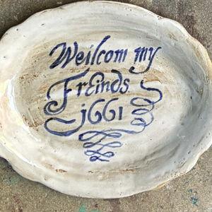 Welcome my Friends by local LA Ceramicist Skye Chamberlain