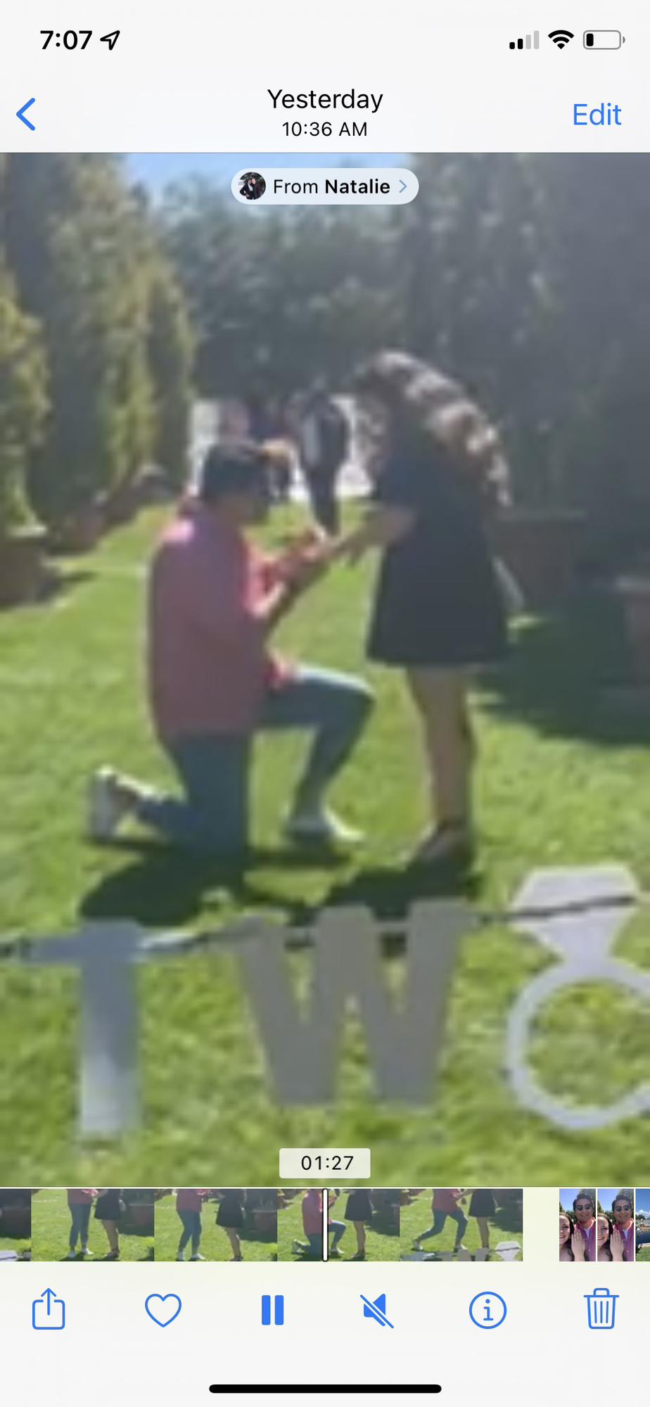 A grainy depiction of Brandon’s proposal!