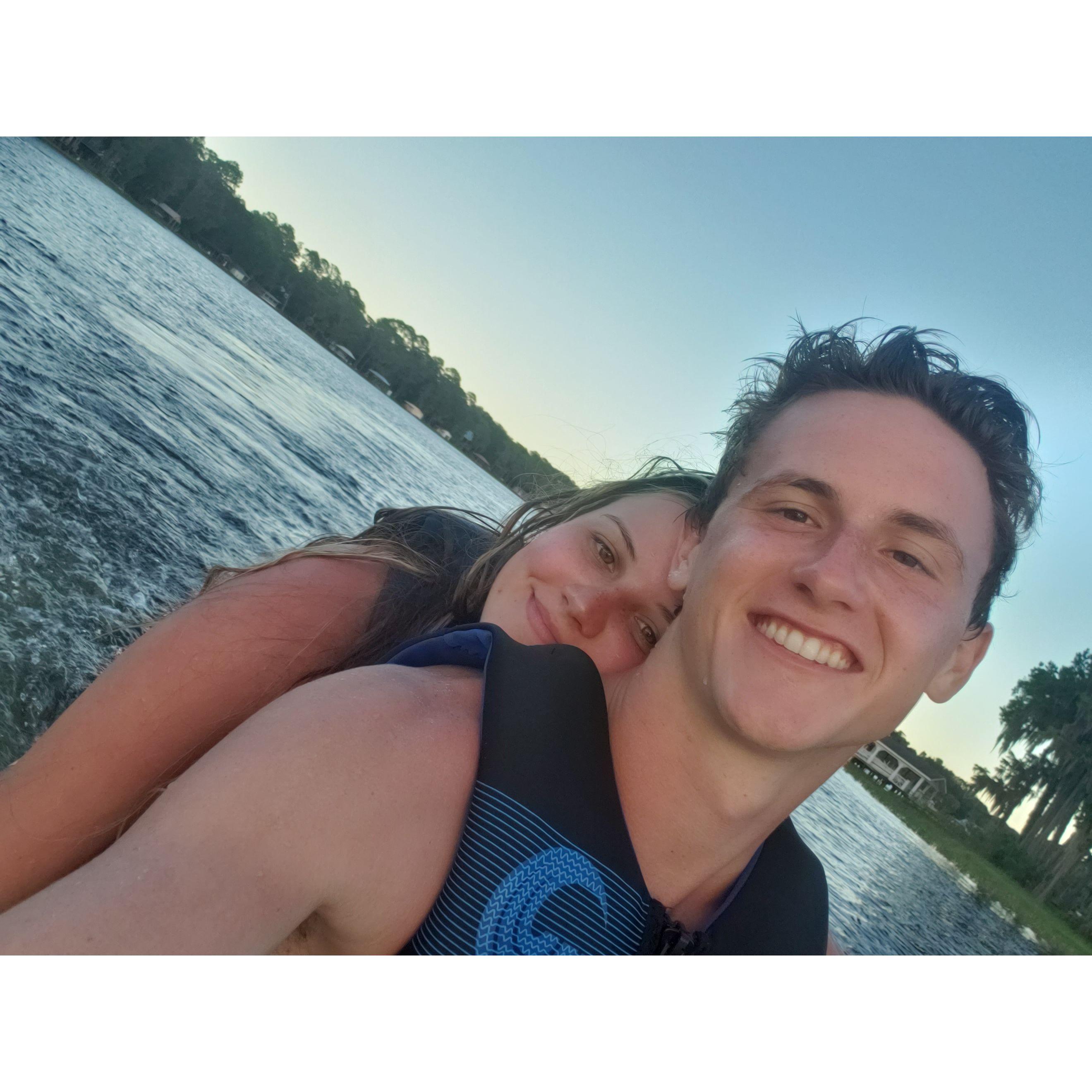 Not salt water, but still on the water