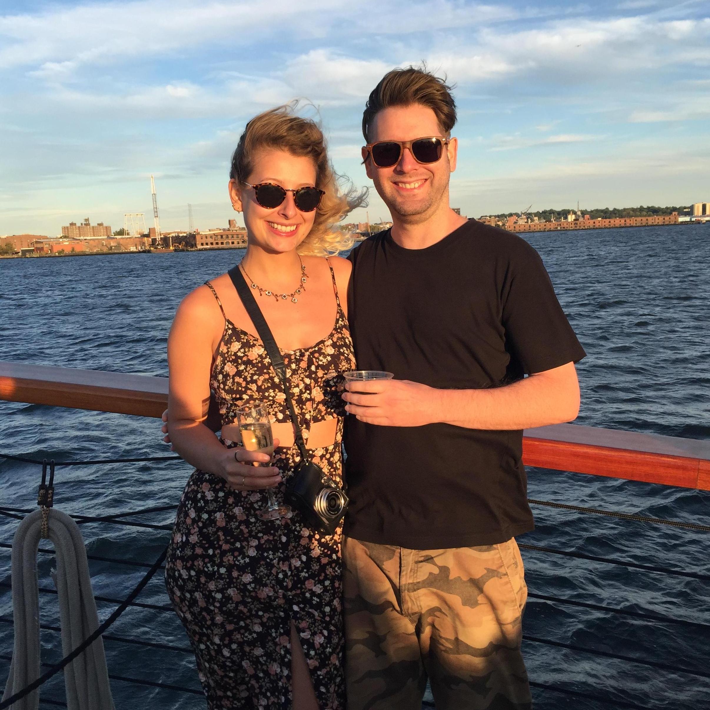 Sailing in the New York harbor 2016