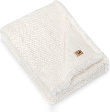Peyton Knit & Faux Fur Throw Blanket
