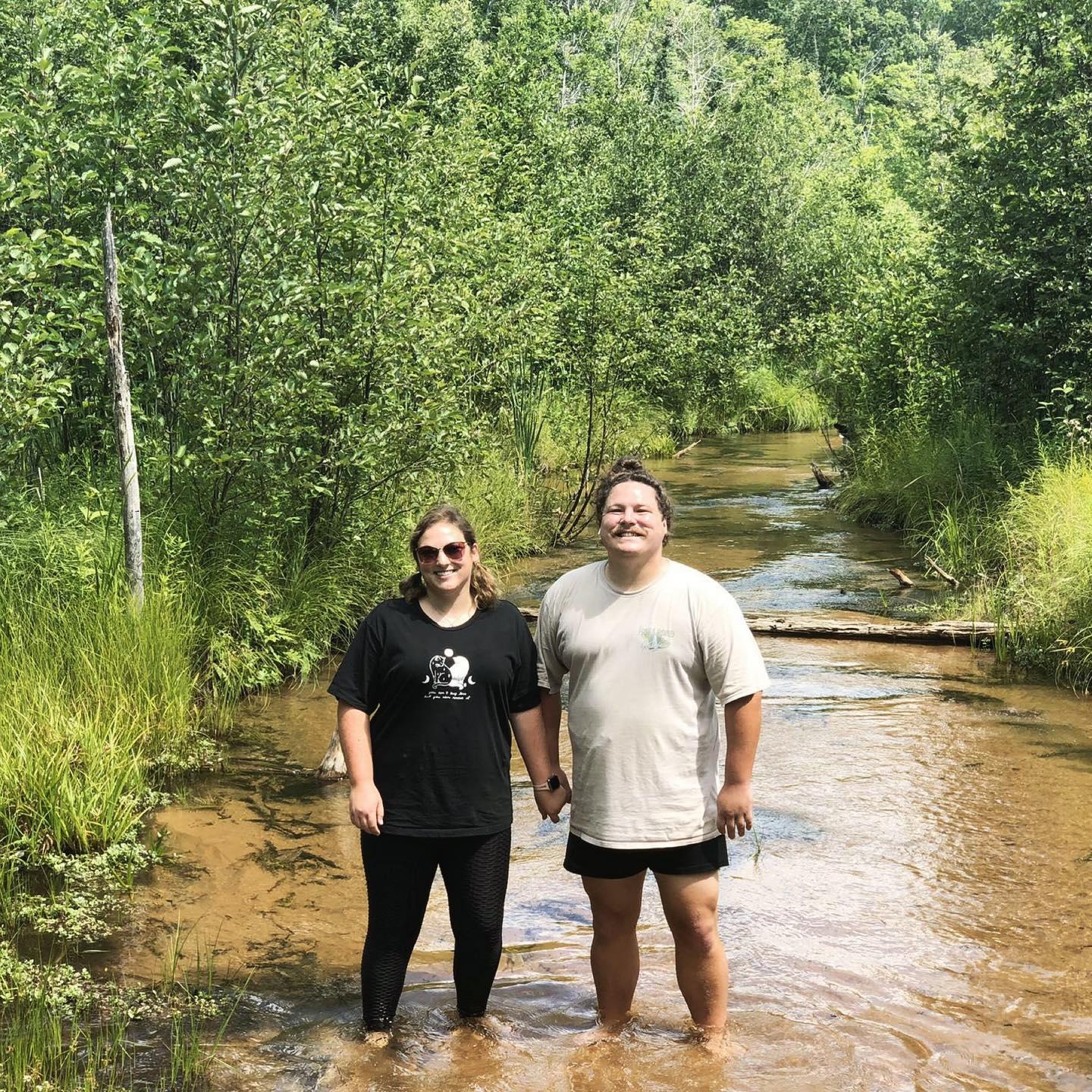 A nature walk in northern Michigan