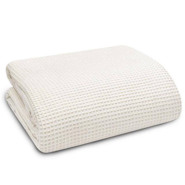 UGG® Solana Washed Cotton Full/Queen Throw Blanket in Snow White