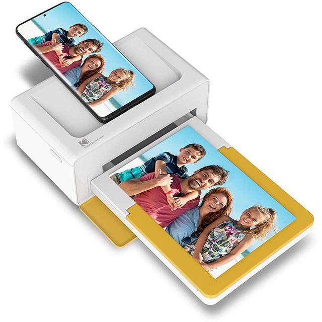 Kodak Dock Plus Instant Photo Printer – Updated Bluetooth Portable Photo Printer Full Color Printing – Mobile App Compatible with iOS and Android – Convenient and Practical