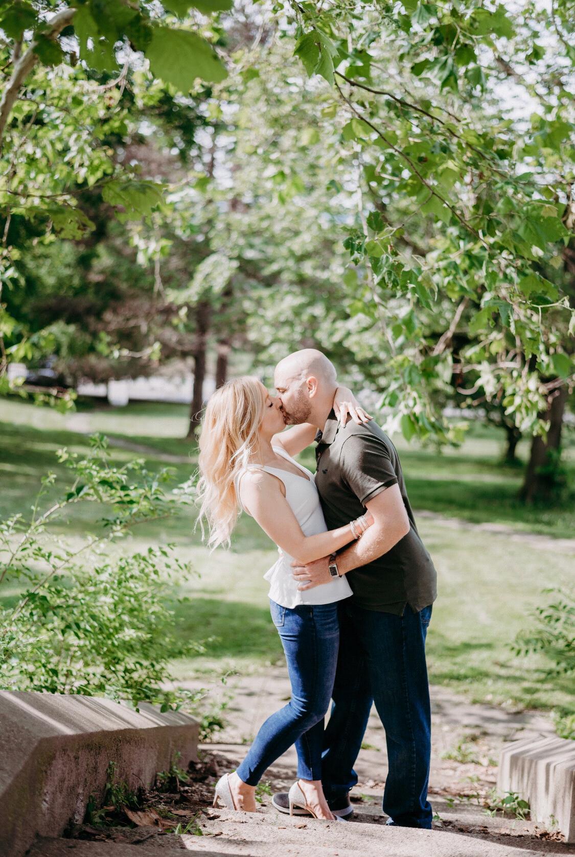 Engagement pictures shot by Sweetest Stills Photography.