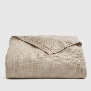 Organic Airy Gauze Blanket - Dune