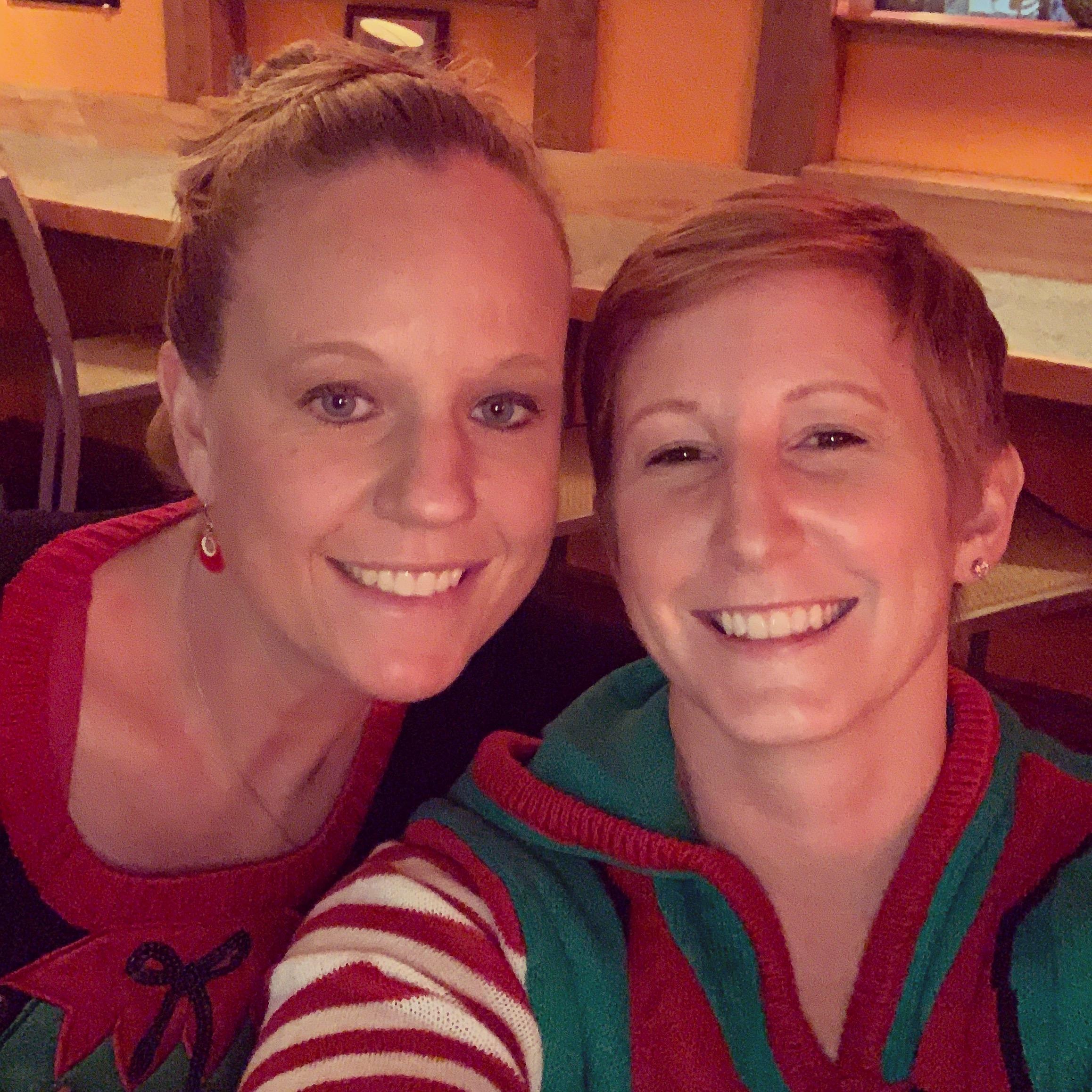 At Crackers in Norfolk warming up for the CTK ugly christmas sweater auction