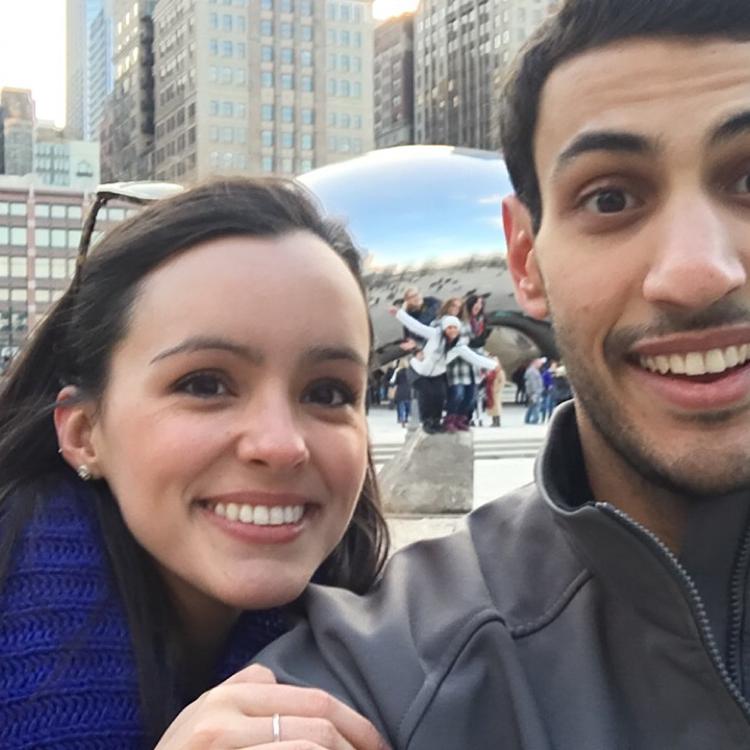 Aymen visiting Nikki in Chicago - 2016