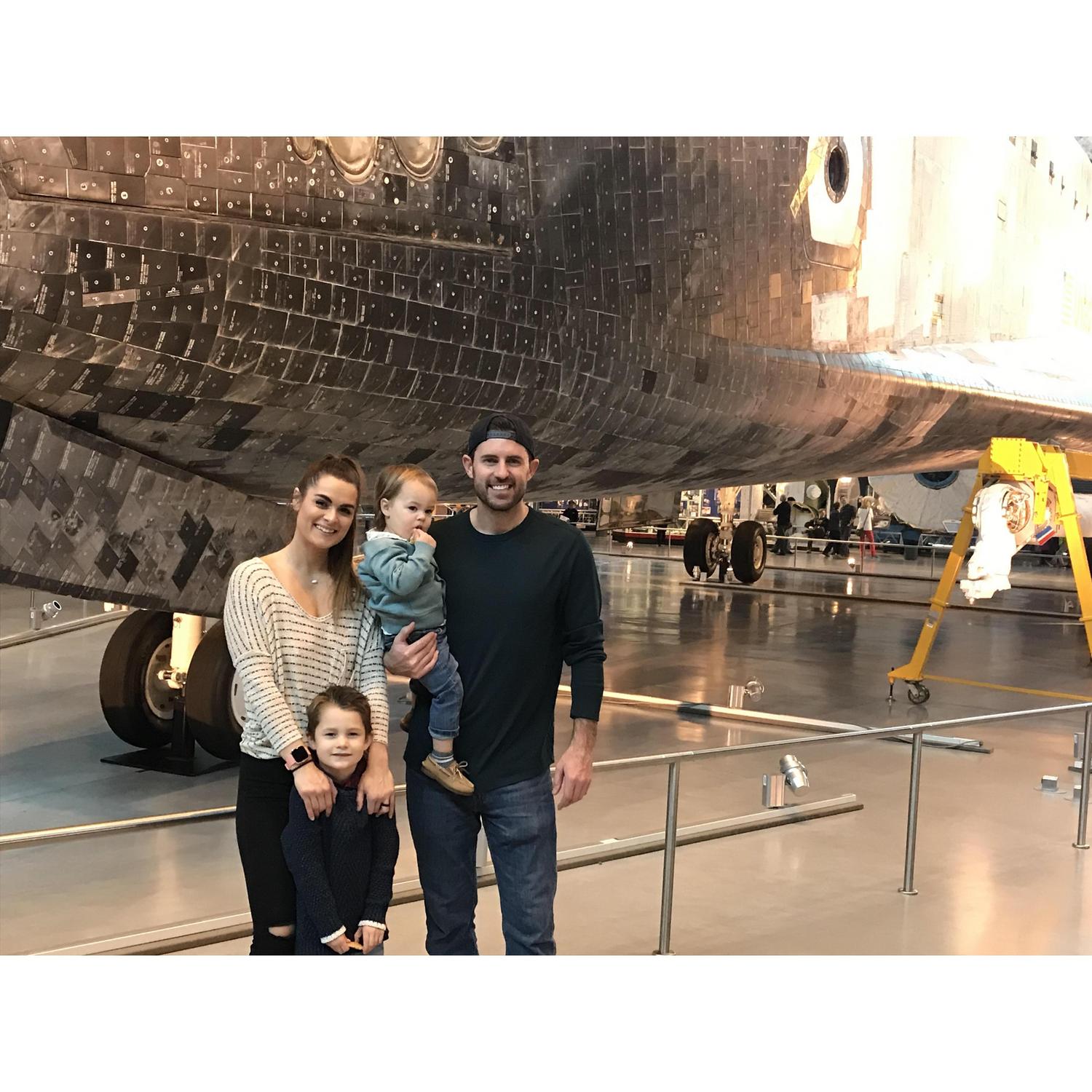 Exploring the space museum!