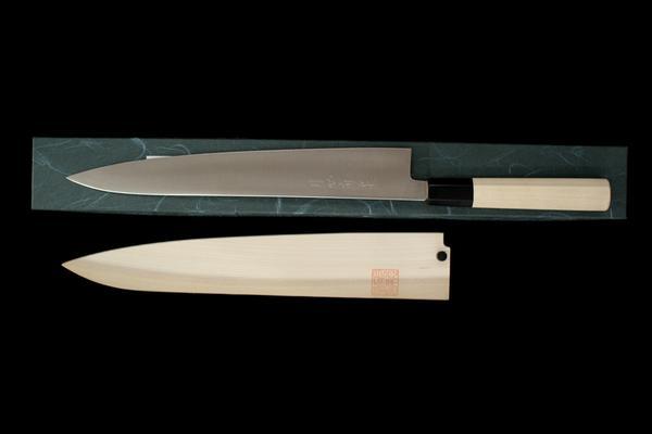 Gesshin Uraku 270mm Stainless Wa-Sujihiki