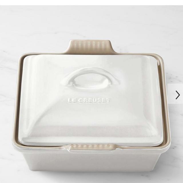 Le Creuset Heritage Stoneware Shallow Square Covered Baker