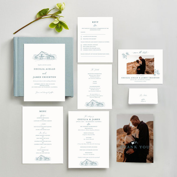 Zola Wedding Invitations - Millbrook Portrait