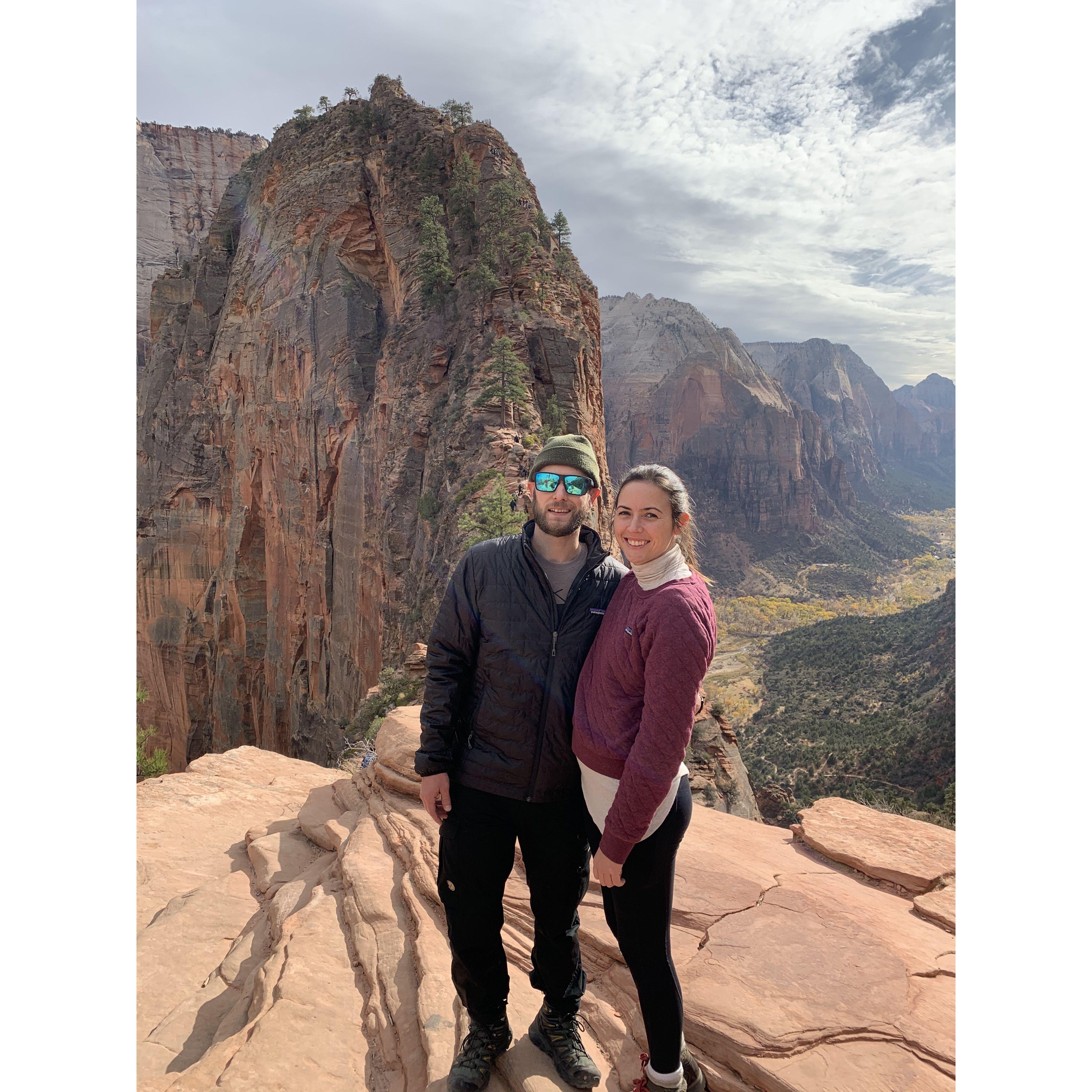The "top" of Angels Landing