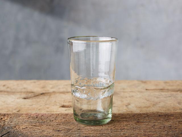 Ribbon Clear Highball Glasses (Set of 4)