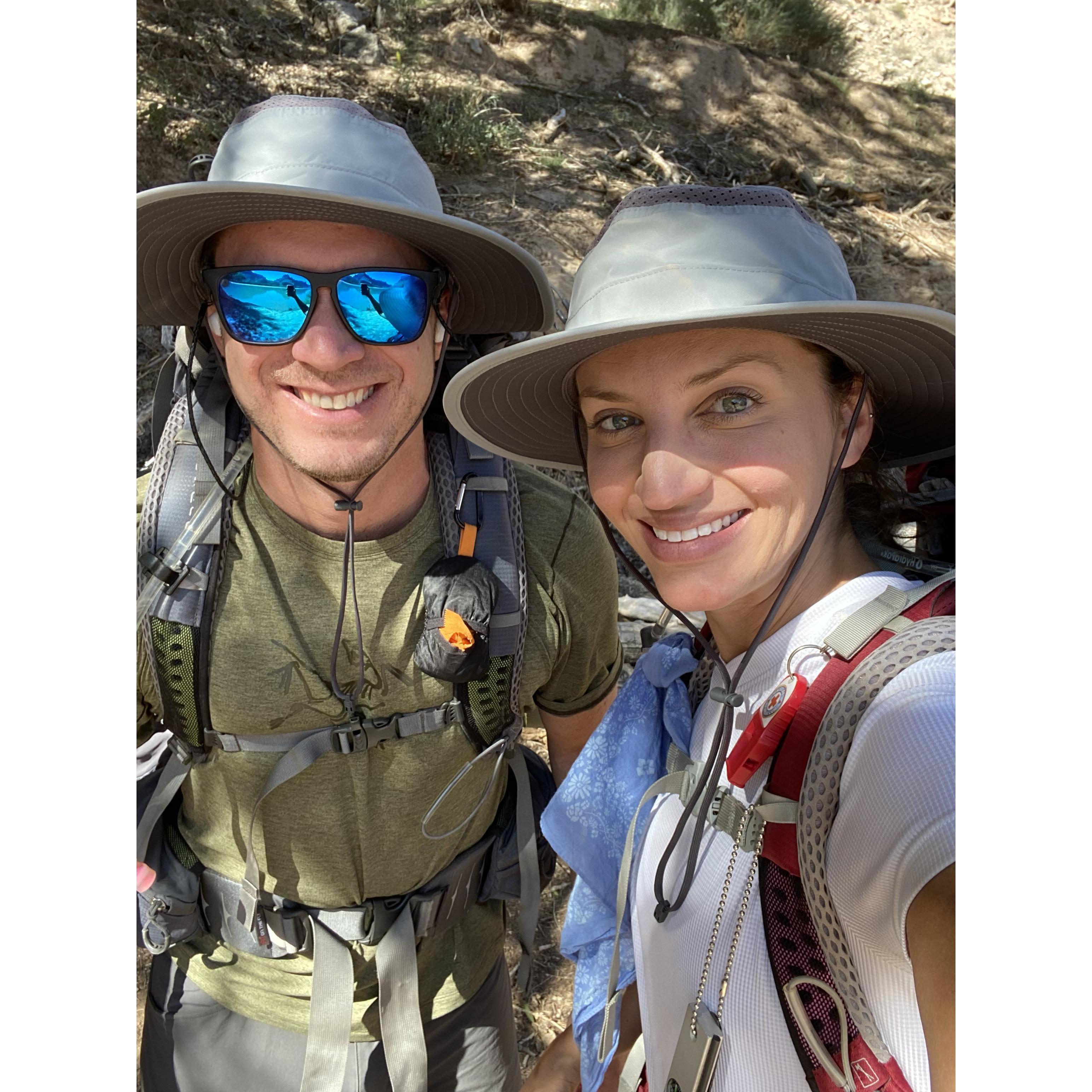 Gila, New Mexico. Those packs are heavy!