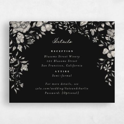 Black Wedding Enclosure - Sogno Landscape