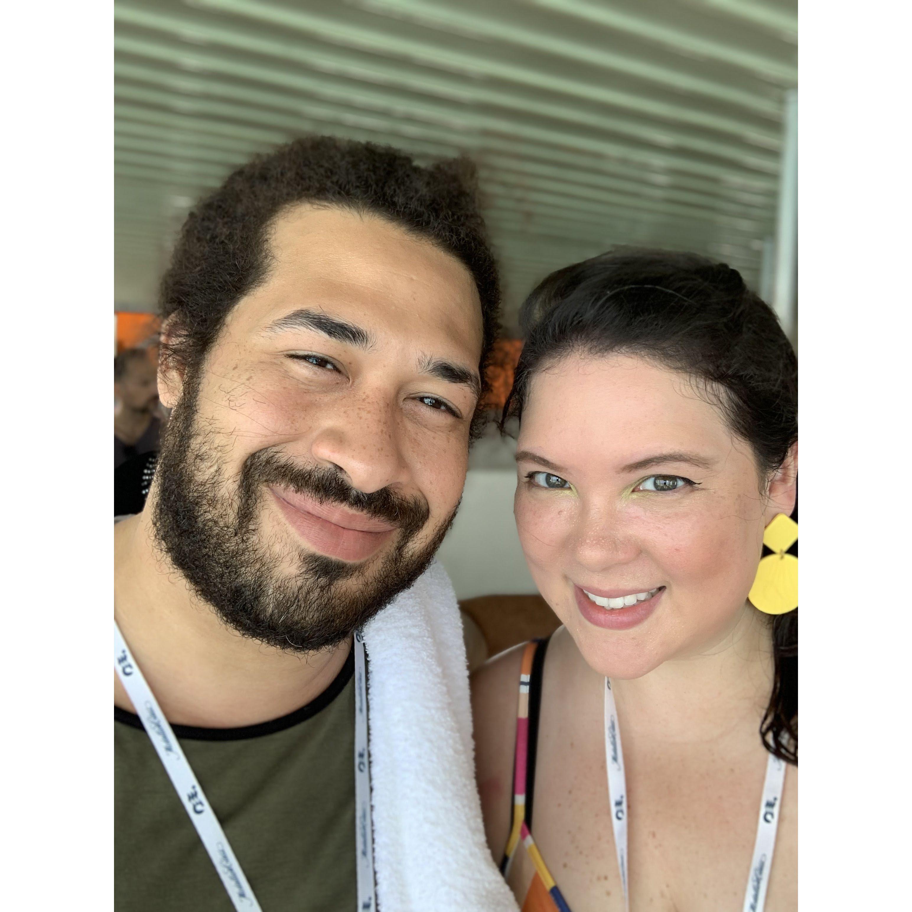 On our first cruise!