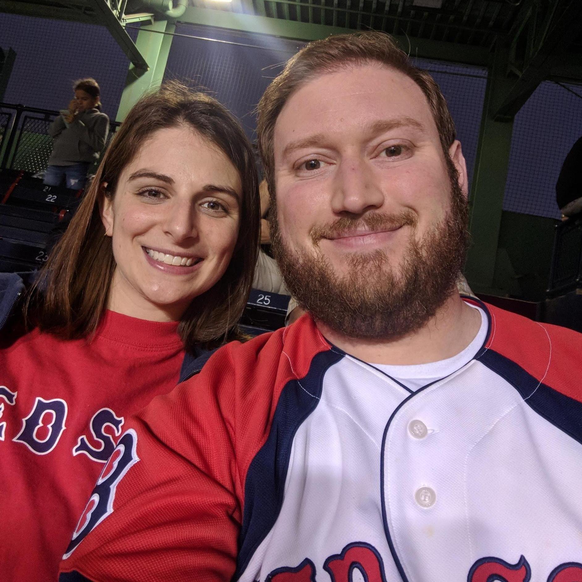 Sarah's first Red Sox game
