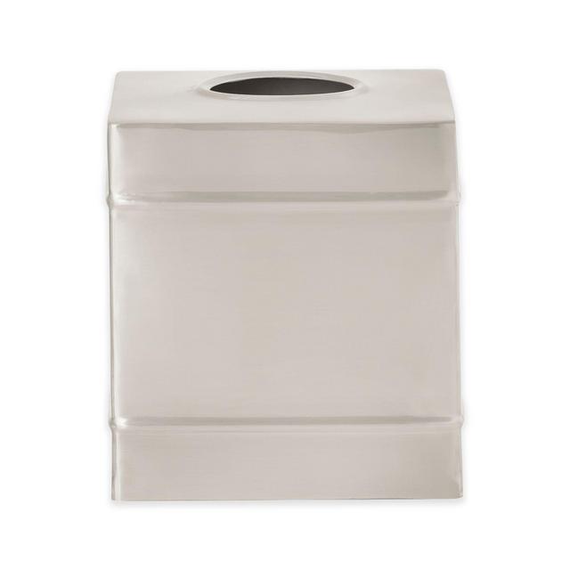 Bowery Boutique Tissue Box Cover in Brushed Nickel