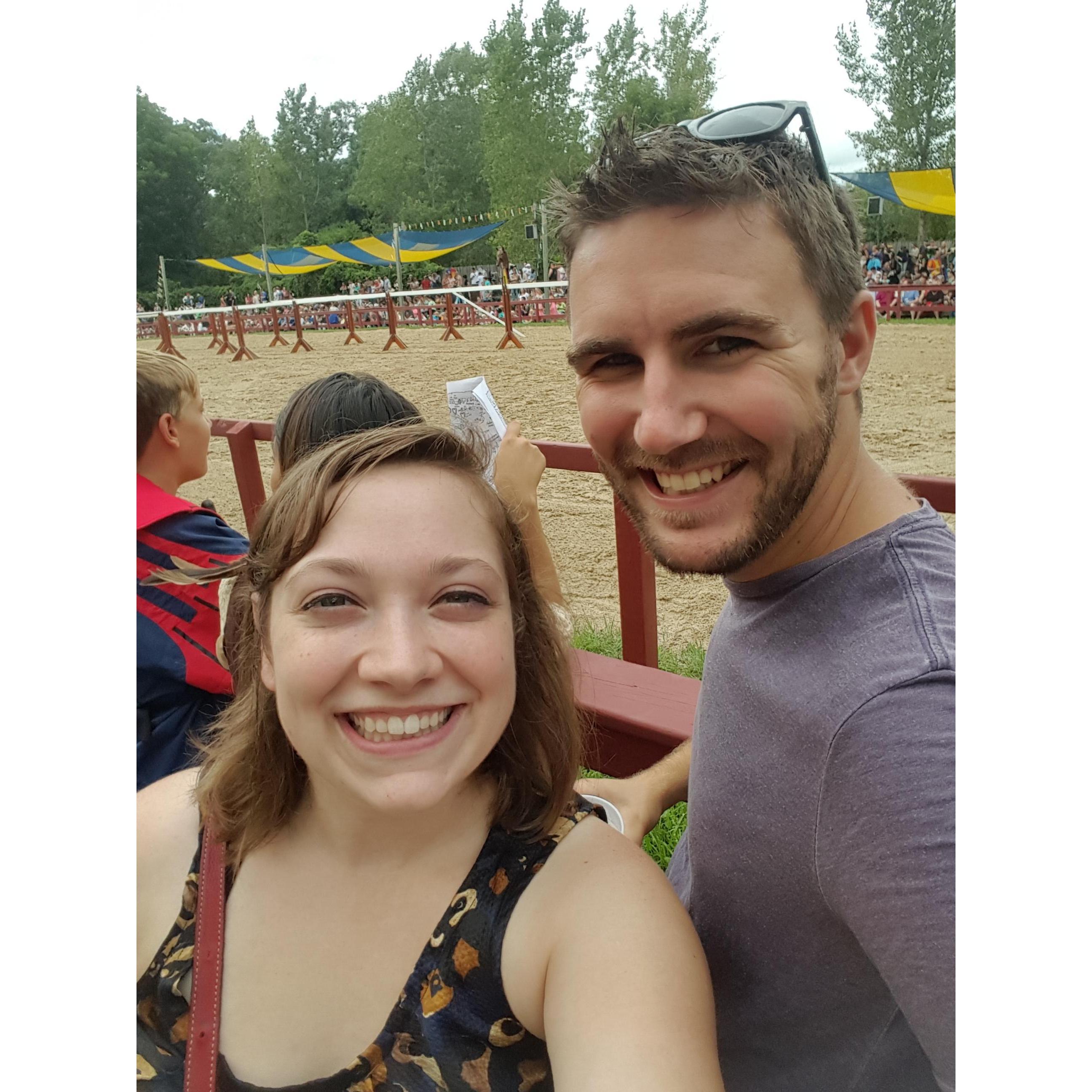 Jousting at the Bristol Renaissance Faire