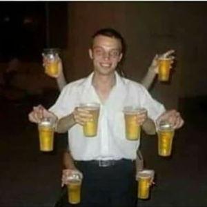 Get first in line for the open bar