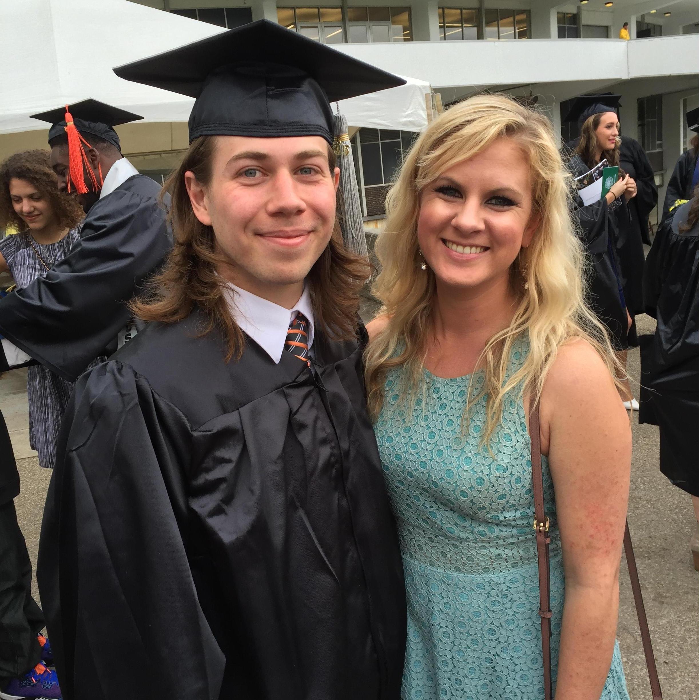 Dan's graduation in 2016