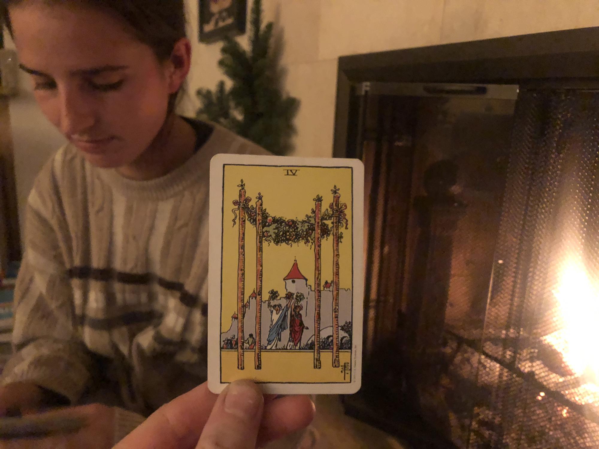 IV of Wands on Solstice