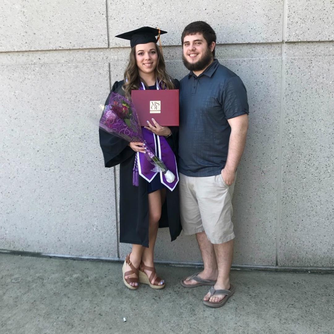 Katelyn's college graduation, 2018.