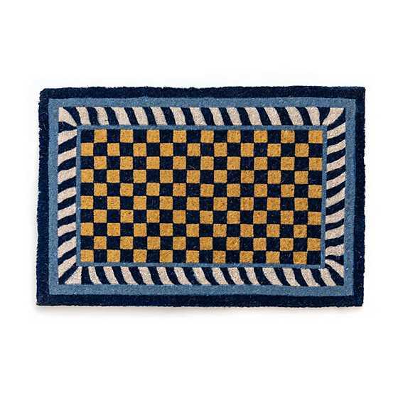MacKenzie-Child's Royal Check Entrance Mat