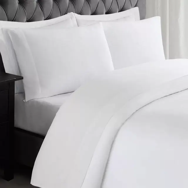 Truly Soft Everyday Queen Sheet Set in White